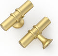Asidrama 30 Pack Brushed Gold Kitchen Cabinet Knobs Cabinet Hardware Zinc Knobs for Dresser Drawers 4451