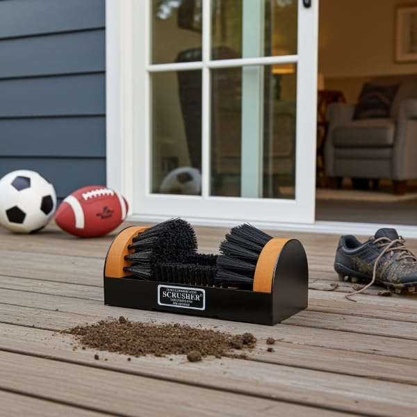The Original Scrusher Boot & Shoe Cleaner, Durable Weather Resistant Outdoor Shoe Brush