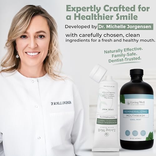 Remineralizing Oral Care Bundle, Mint Toothpaste + Mint Mouthwash