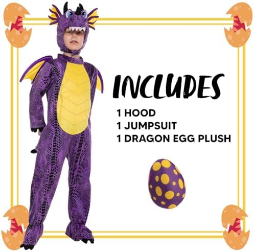 Spooktacular Creations Halloween Dragon Costume Toddler, Dinosaur Costume Kids with Eggs for Baby Halloween Dress Up Party
