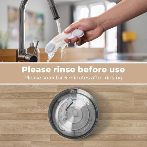 Smartoo Official 9 PCS Filters & 9 Sponge for 3.2L/108oz Pet Water Fountain