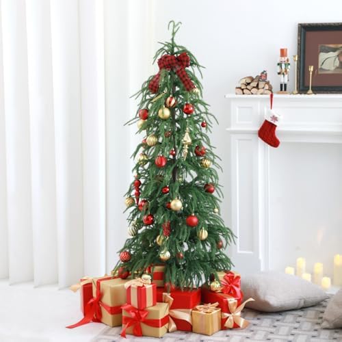 HipTree 116ct 1.18-6.5" Red Gold Christmas Tree Ornaments Decorations Set