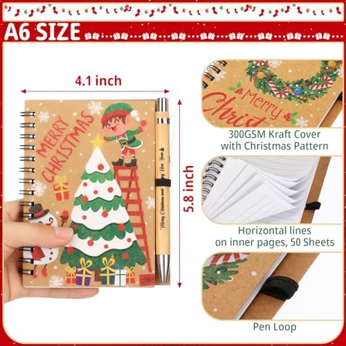 Gueevin 72 Pcs/36 Set Inspirational Notebook Pen Gifts Bulk, Cute