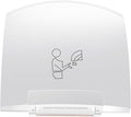 Rossesay 1 Pcs Electric Hand Dryer Compact Commercial Wiper Automatic Hand Air Dryer for Dry Machine Wall Business Home Household Restroom Office Mall, 110v,1200W (White)