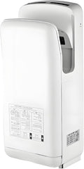 Vertical Premium Commercial Hand Dryer for Bathrooms - High Speed 1850W Jet Air Dryer with Adjustable Air Velocity & HEPA Filter - Electric Hand Dryer for Commercial Use (White)