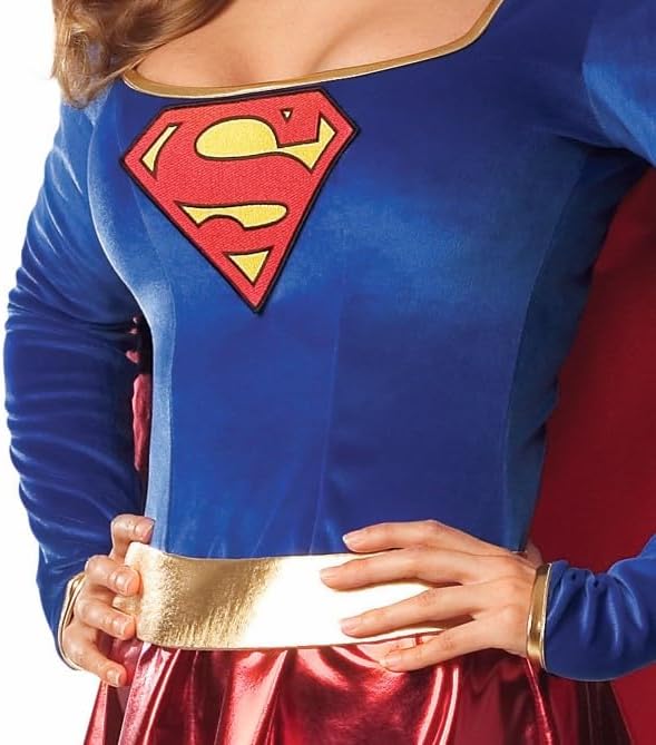 Rubies at Party City DC Comics Superheroes: Supergirl Costume Dress for Adults, Women's Costume