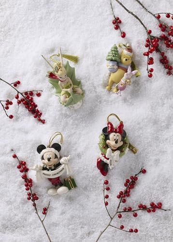 Lenox 2025 Minnie Mouse Christmas Wreath Hanging Ornament