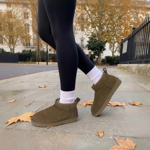 DREAM PAIRS Women's Outdoor Winter Ankle Boots