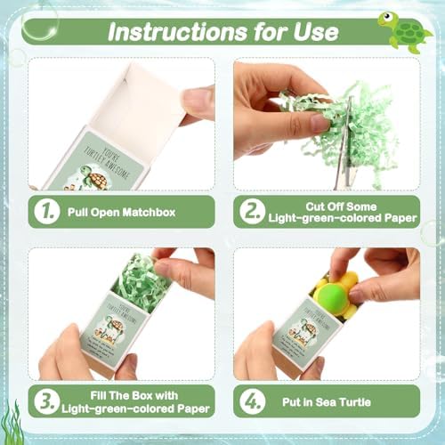 24 Sets Appreciation Turtle Gifts You are Awesome Party Favors