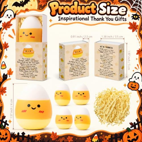24 Sets Fall Candy Corn Gifts Christian Halloween Party Favors