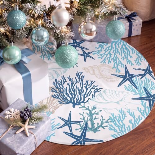 Gejoy 32 Pcs Coastal Beach Christmas Tree Decoration Set