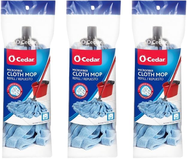 O-Cedar Microfiber Cloth Mop Refill (Pack - 3)