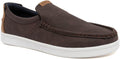 Nautica Men's Slip-On Loafers Casual Moc Toe Sneakers Boat Shoes Slipper for Men – Lightweight & Comfortable - Derwin
