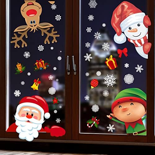 Christmas Window Clings Christmas Decorations Window Stickers Decals Xmas