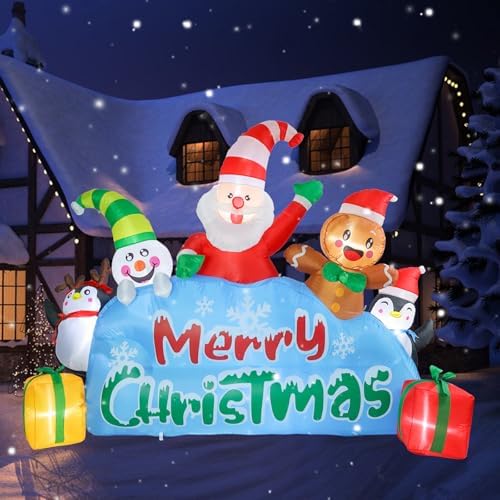 WONDER GARDEN 8.53 FT Christmas Inflatable Outdoor Holiday Celebrate Decor