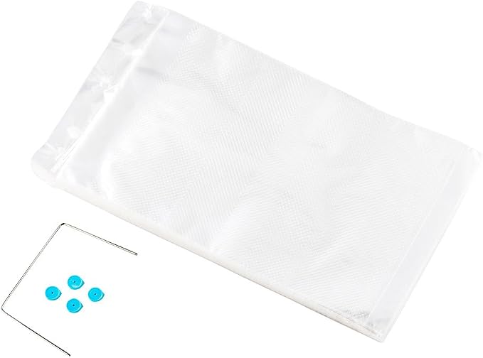 Restaurantware Bag Tek 16 Inch x 10 Inch Bread Bags 250 With Wicket Dispenser Bread Loaf Bags - Micro Perforated Freezer Safe Clear Plastic Baguette Bags Disposable