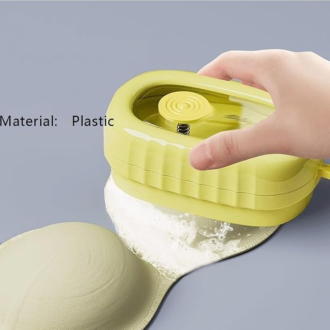 Household Close-Fitting Clothing Cleaning Brush Shoe Boot Press Liquid Addition Multi-Functional Laundry