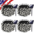 KAQ 4pack 400LED Solar String Lights Outdoor Waterproof Cool White