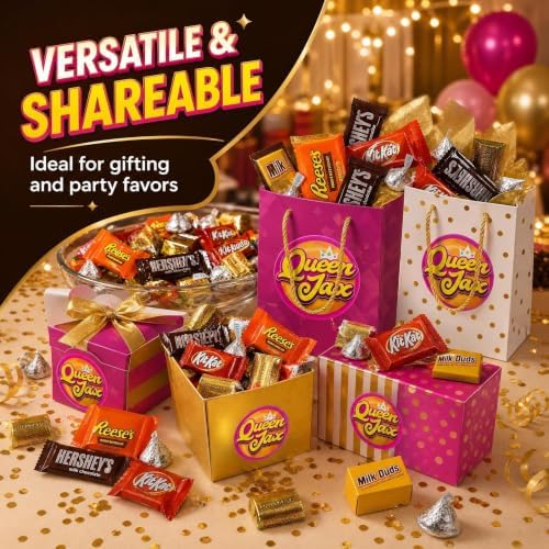 Assorted Chocolate Candy Variety Pack Bulk - 1.5 Lb Bulk Candy Chocolate Mix - Chocolate Candy Bulk - Chocolate - Bulk Candy Individually Wrapped Chocolate Candy Bars - Candy Bulk - Cold Pack Included- Halloween