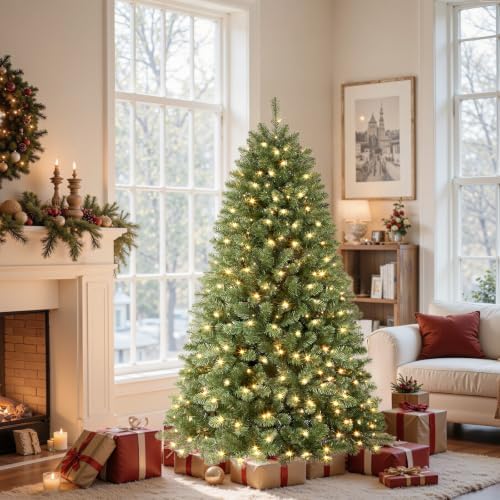 SHareconn 5ft Prelit Artificial Classic Spruce Christmas Tree