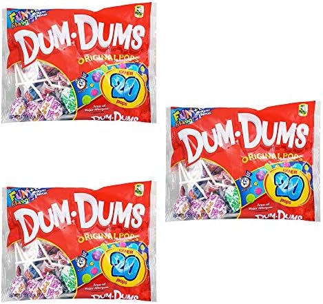 Dum Dums Original Pops - Value Pack (Pack of 3)