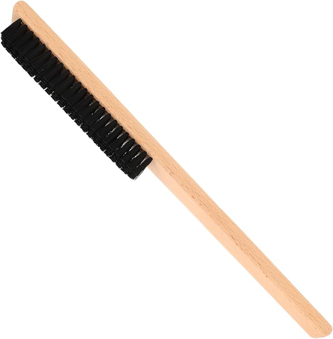 GALPADA 3pcs Bristle Coat Brush Wood Handle for Garment Cleaning Household Use Easily Removes Lint and Pet Hair from Clothes and Bedsheets