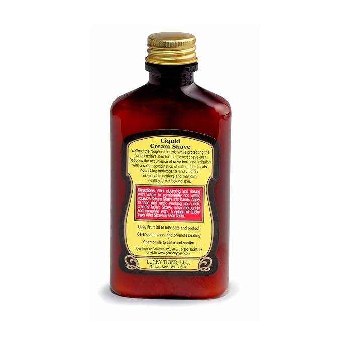 Lucky Tiger Liquid Shave Cream 5 Fz