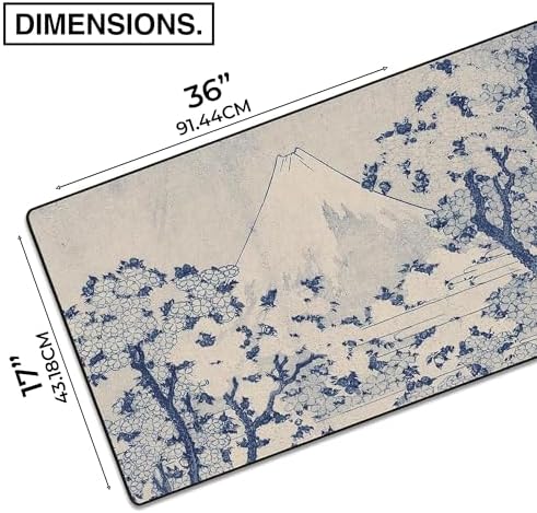 MPCO. Orignal Gaming Desk Pad, 36" x 17" Duraglyde Fabric Non-Slip Desk Mat