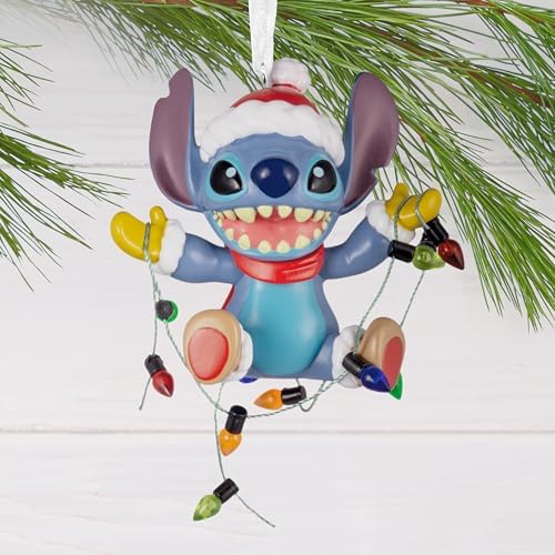 Hallmark Disney Christmas Ornament (Stitch with Light String)