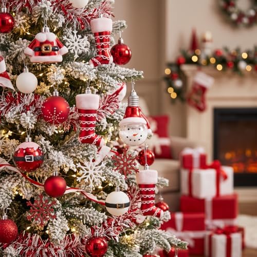 Valery Madelyn 70ct Christmas Ball Ornaments Tree Decorations Set