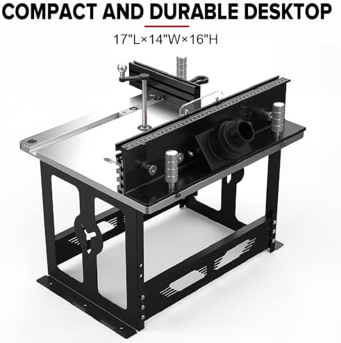 Bench Top Router Table, Full Size Portable Router Table, Workshop Table Router, Workbench Accessory Imperial