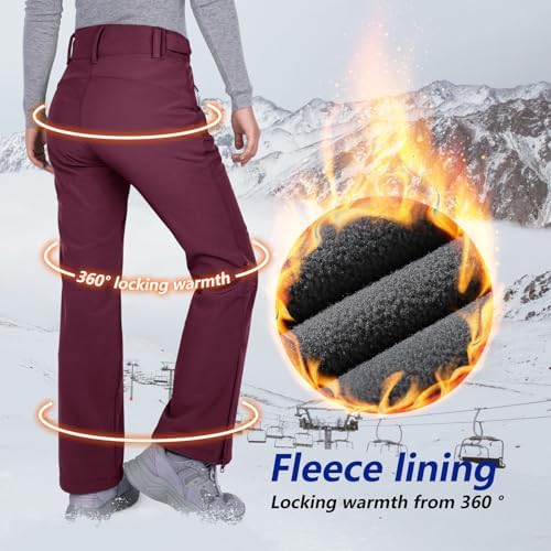 33,000ft Women's Snow Pants Ski Insulated Snowboard Winter Waterproof Warm