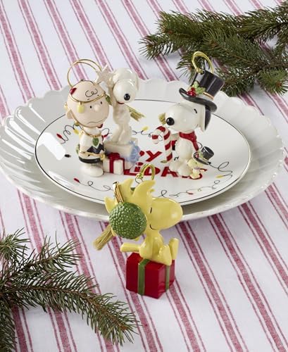 Lenox Peanuts Woodstock Christmas Hanging Ornament