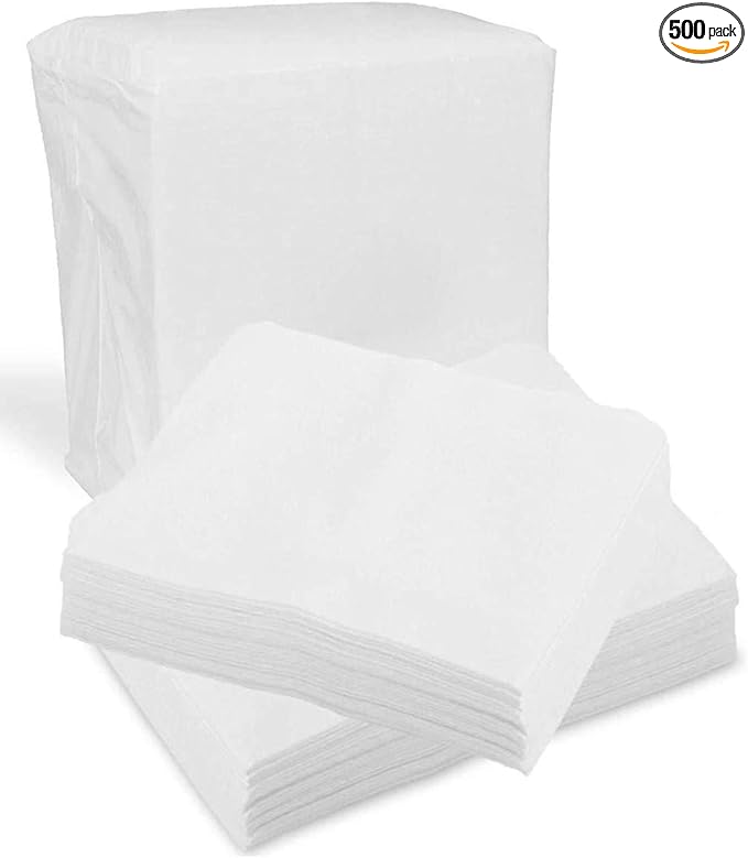 Disposable Dry Wipes, 500 Count - Extra Large Washcloths for Adults, Unscented Cleansing Cloths for Incontinence, Baby Care, Makeup Removal, Sensitive Skin - 9.5" x 13.5" Hospital Grade - ProHeal