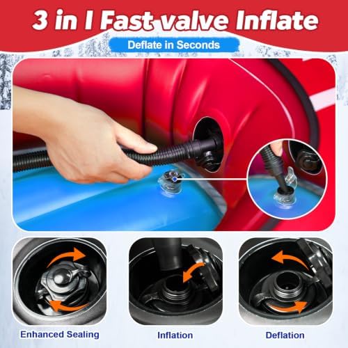 2 Person Snow Tube- Heavy DutyInflatable Snow Sled