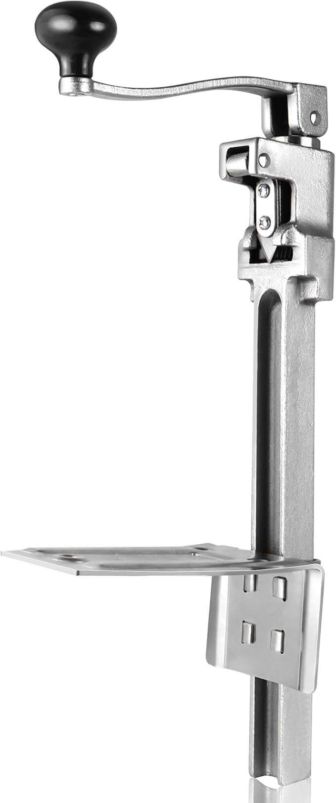 Commercial Can Opener Heavy Duty for 11100, Industrial Can Opener for 10 Cans, Manual Can Opener with Plated Steel Base Stainless Steel Blade for Cans Up to 11” Tall