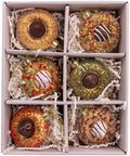 Kurt Adler 2.75-inch Noble Gems™ Glass Cookie Drop Ornaments
