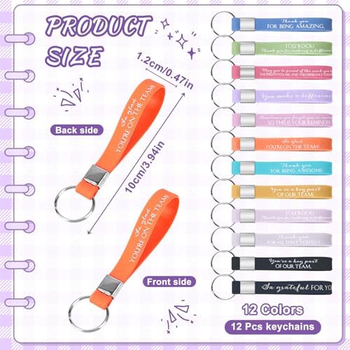 12 Set Employee Appreciation Gifts Bulk Team - 12 Coffee Cup Notepad+ 12 Ballpoint Pens+ 12 Drawstring Gift Bags + 12 Keychain, Bulk Gifts for School Office Christmas Teacher's Day Coworker Nurse Employee