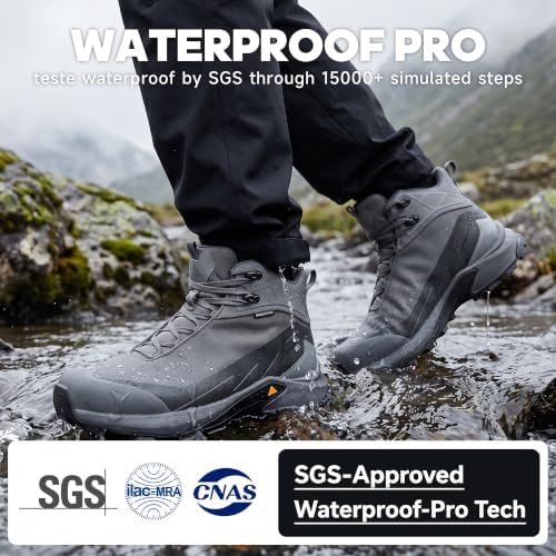 HUMTTO Men's Lightweight Waterproof-Pro Hiking Boots
