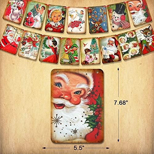 Christmas Decorations Vintage Style Christmas Banner