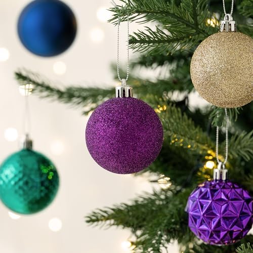 Valery Madelyn 50ct Christmas Tree Decorations Ball Ornaments 2 Inches
