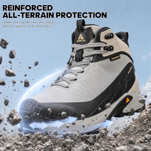 HUMTTO Men's Lightweight Waterproof-Pro Hiking Boots