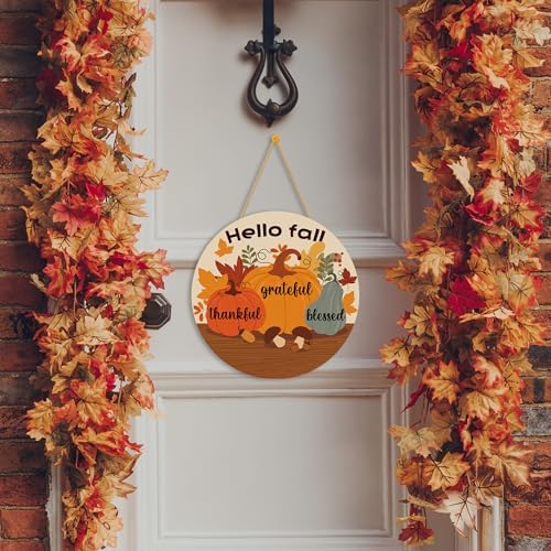 Fall Decorations for Home - Welcome Sign for Front Door