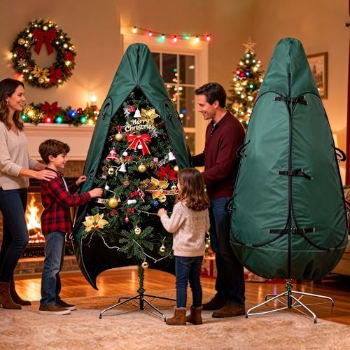 Upright Christmas Tree Cover 9 Ft Upright Christmas Tree Storage Bag