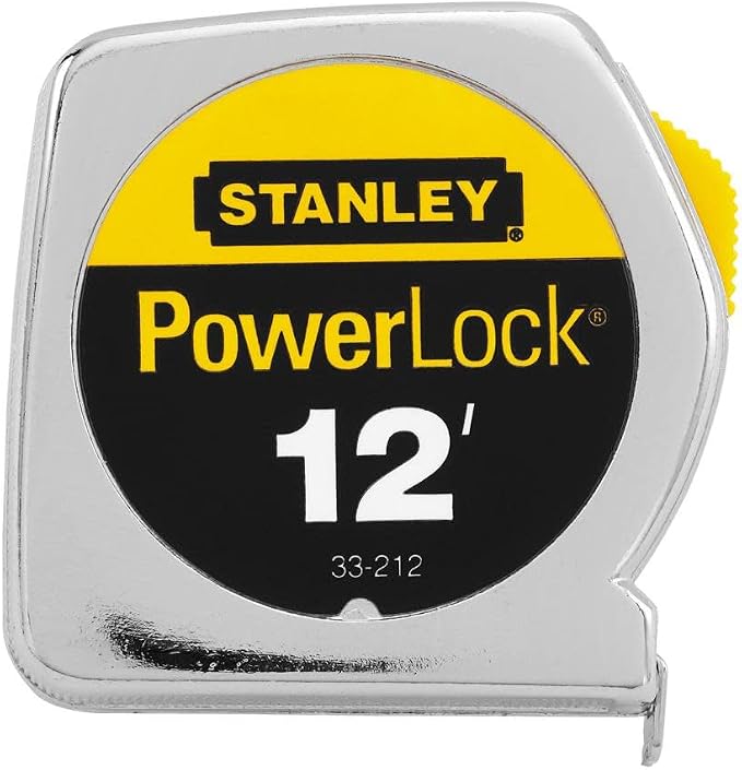 STANLEY PowerLock Tape Measure, 12-Foot (33-212)