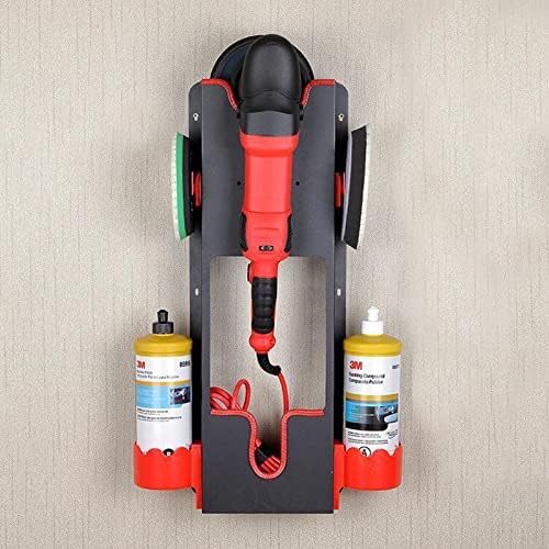 2-Pack Polisher Holder Wall Mount, Cold-Rolled Steel Holder for Detailing