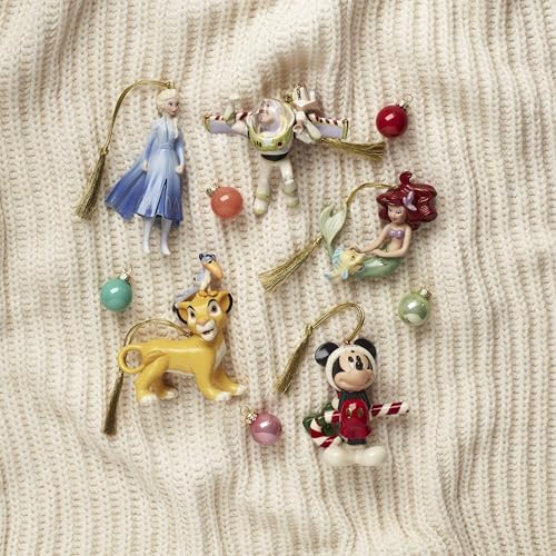 Lenox 870659 Disney Simba & Zazu Ornament, Christmas