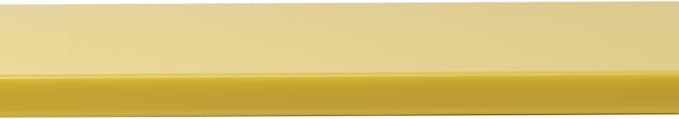 Winco Cutting Board, 12 by 18 by 1/2-Inch, Yellow | Dishwasher safe, Stain resistant, Minimizes dulling, HACCP approved, Great for Charcuterie, Appetizers and Buffet Displays