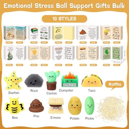 30 Sets Appreciation Gifts for Coworkers Employees Staff Mixed 10 Styles