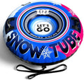 48" Snow Tubes for Kids Adults Sledding Heavy Duty with Canvas Cover